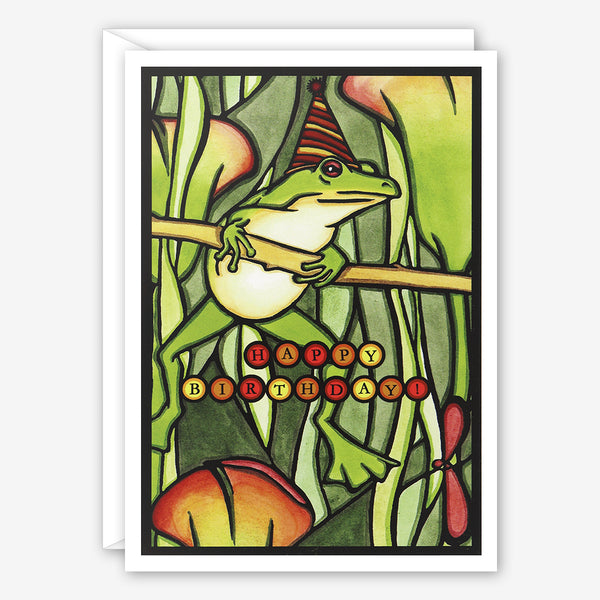 Sarah Angst Art Cards: Birthday Frog