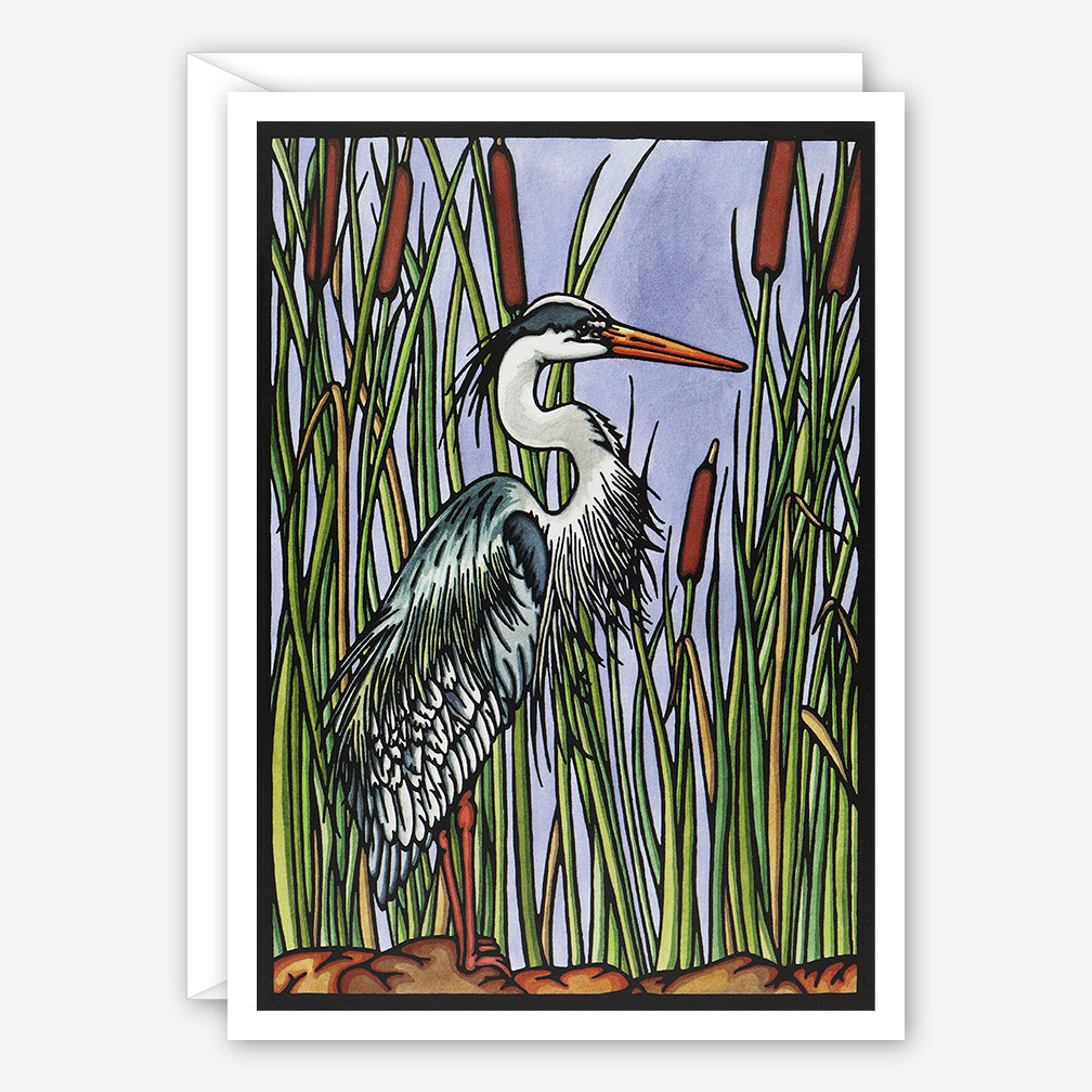 Sarah Angst Art Cards: Blue Heron