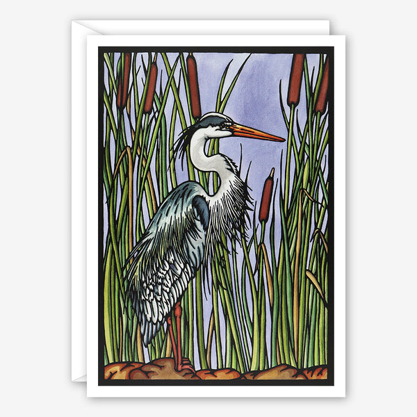 Sarah Angst Art Cards: Blue Heron