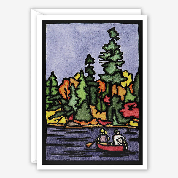 Sarah Angst Art Cards: Just the Two of Us Canoe