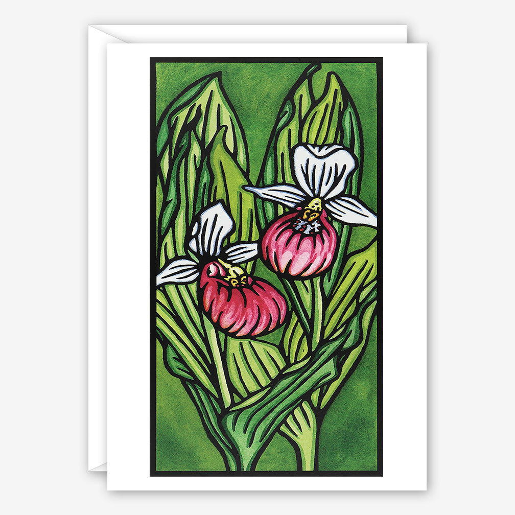 Sarah Angst Art Cards: Lady Slippers