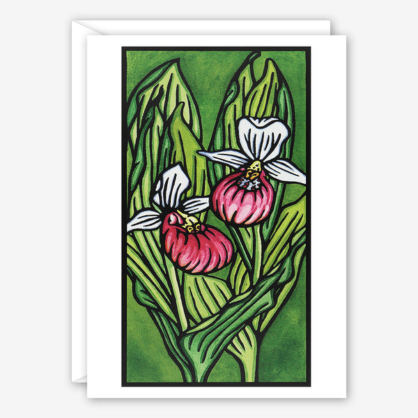 Sarah Angst Art Cards: Lady Slippers
