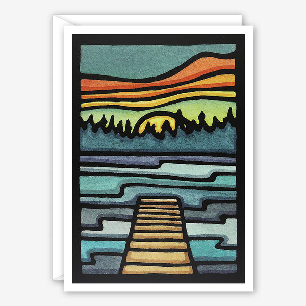 Sarah Angst Art Cards: Lake Life Dock