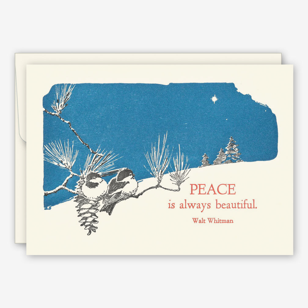 Saturn Press Holiday Cards: Beautiful Peace