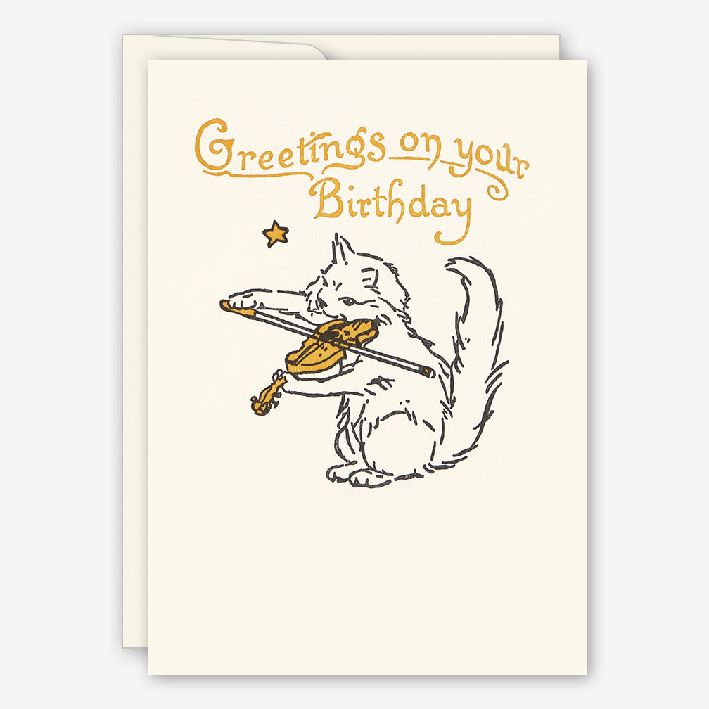 Saturn Press Birthday Card: Hey Diddle Diddle