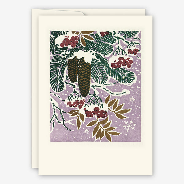 Saturn Press Holiday Cards: Bough
