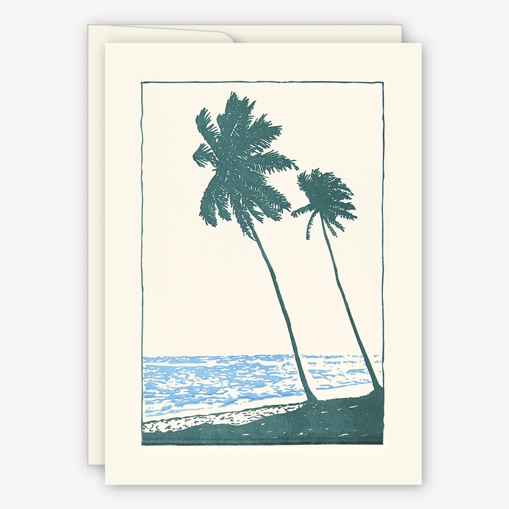 Saturn Press Everyday Card: Waving Palms