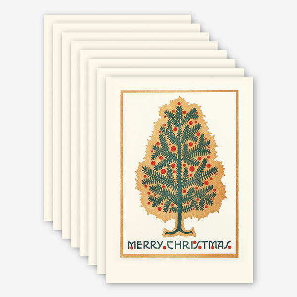 Saturn Press Holiday Box of Cards: Evergreen