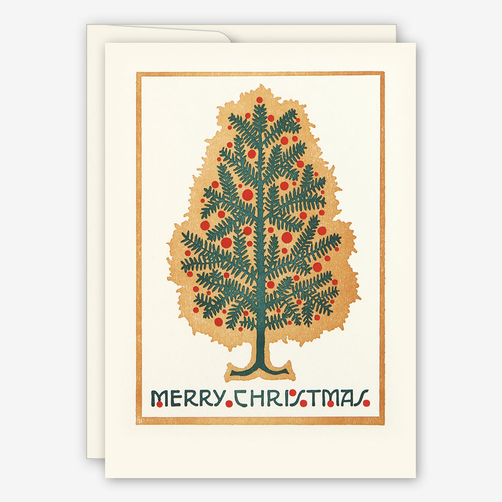 Saturn Press Holiday Cards: Evergreen