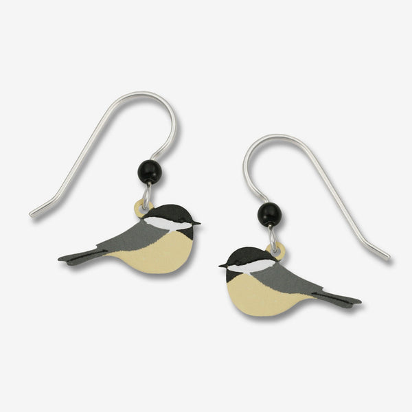Sienna Sky Earrings: Chickadee