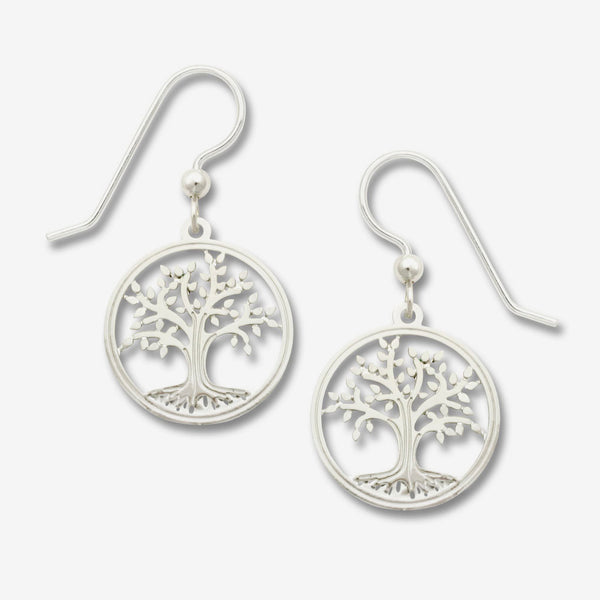 Sienna Sky Earrings: IR 'Tree of Life' with Leaves