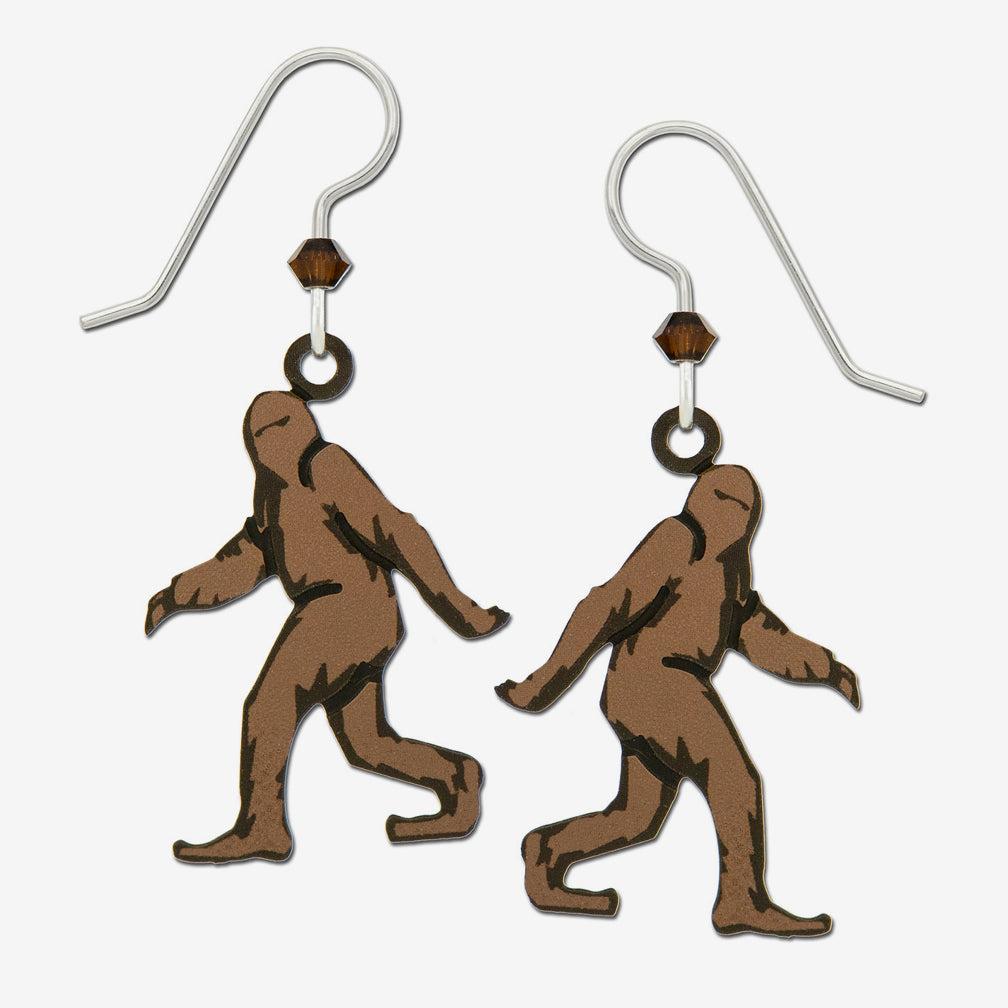 Sienna Sky Earrings: Sasquatch/Bigfoot