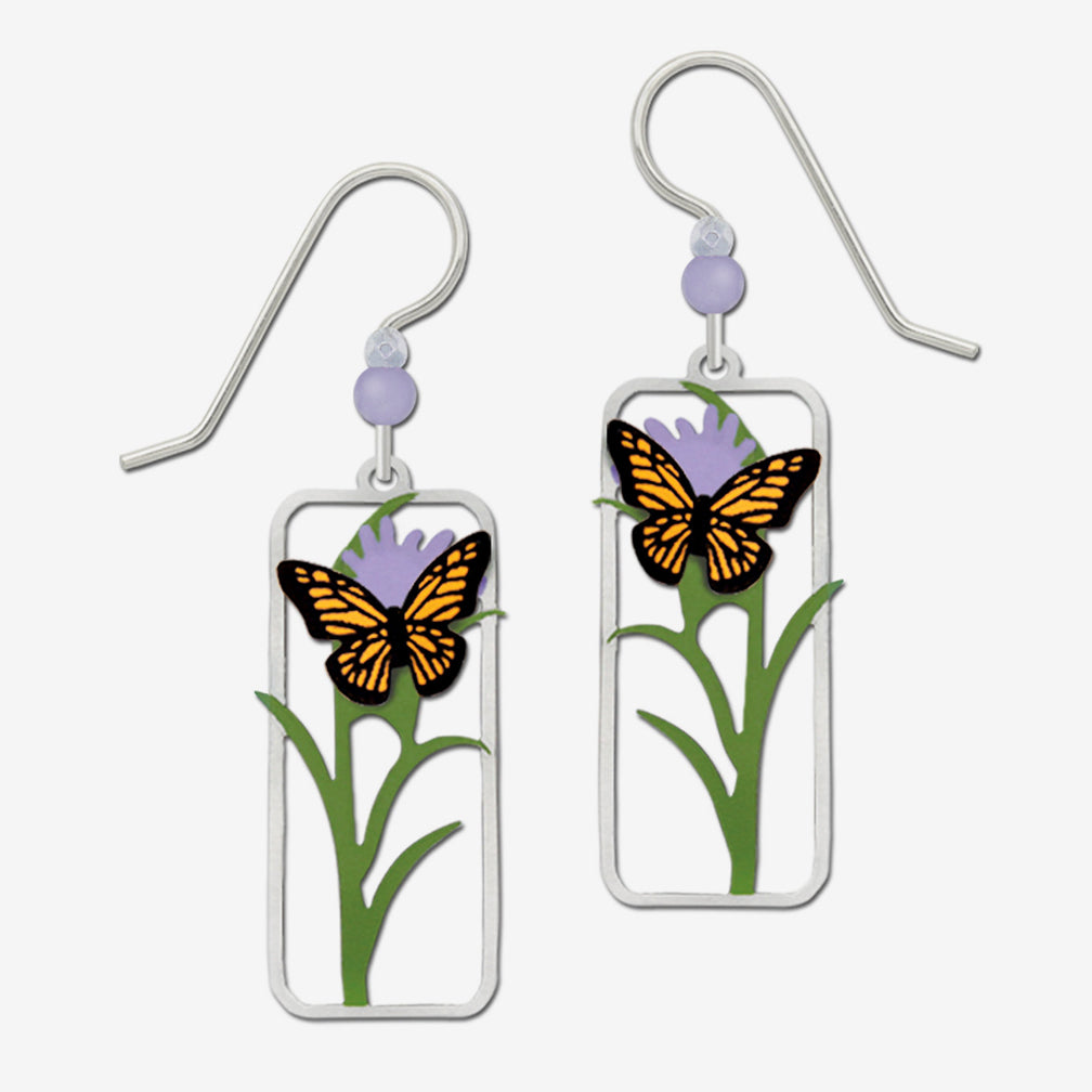 Sienna Sky Earrings: Monarch