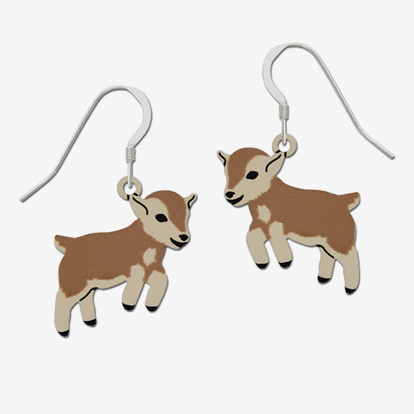 Sienna Sky Earrings: Kid Goat