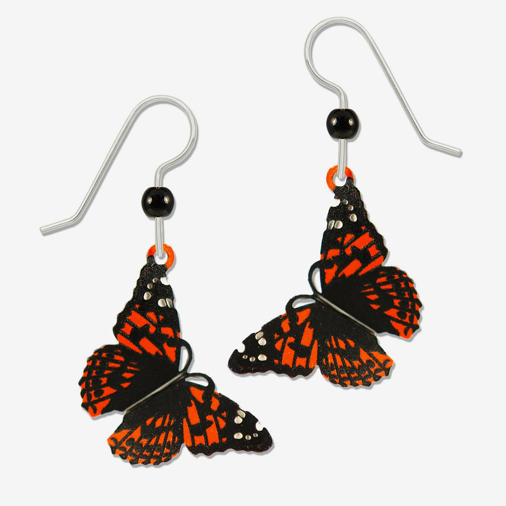 Sienna Sky Earrings: Monarch Butterfly