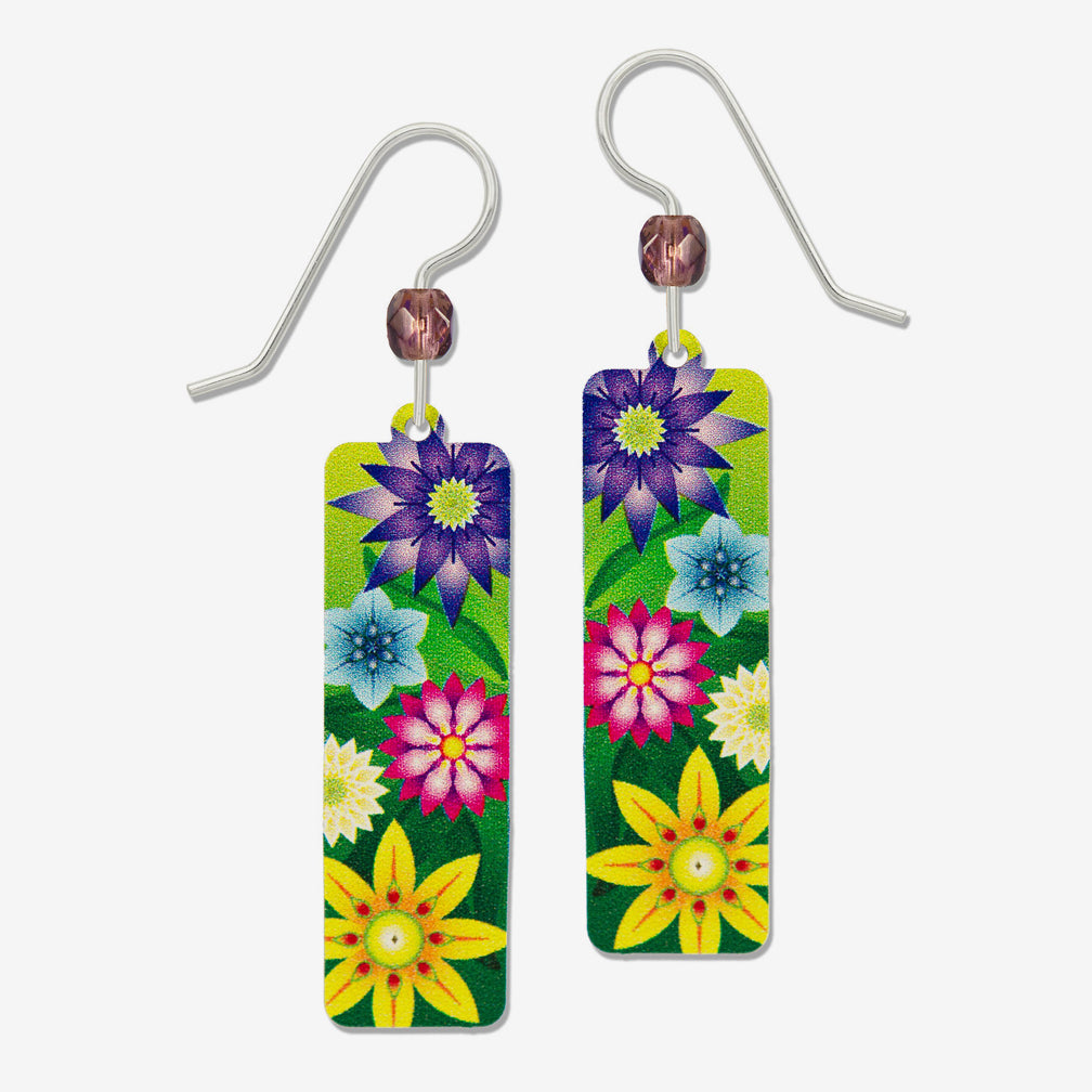 Sienna Sky Earrings: Flower Arrangement