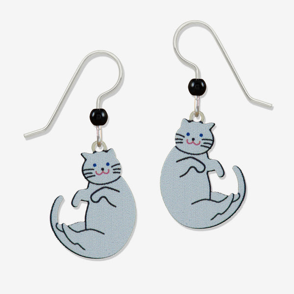 Sienna Sky Earrings: Playful Cat