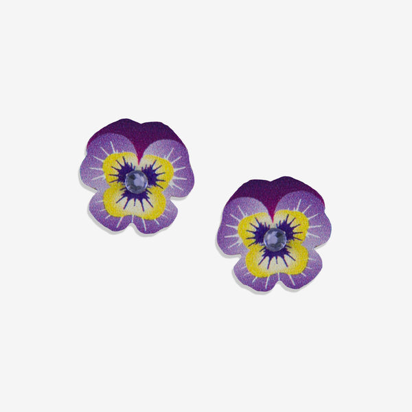 Sienna Sky Post Earrings: Pansy Post