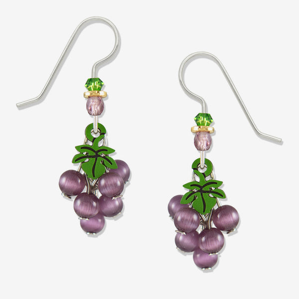 Sienna Sky Earrings: Cluster of Grapes