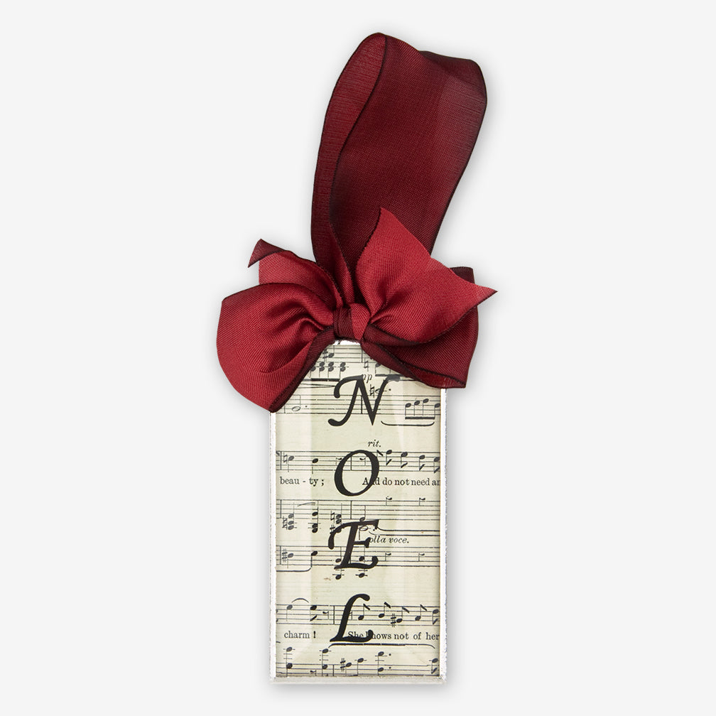 Silhouettes and More: Beveled Glass Ornaments: Noel