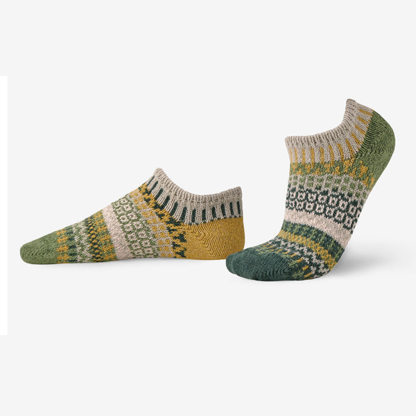 Solmate Socks: Adult Ankle Socks: Fiddlehead
