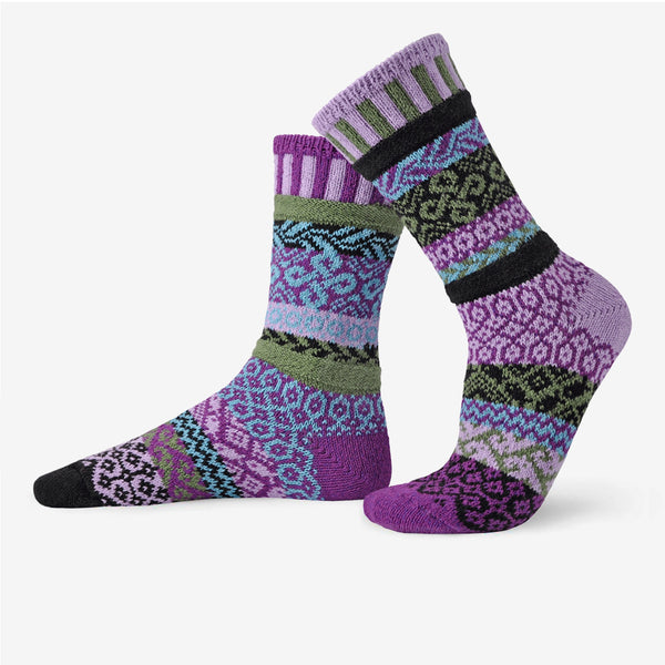 Solmate Socks: Adult Crew Socks: La Seine