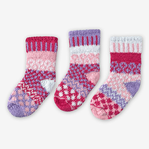 Solmate Socks: Baby Socks 3-Pack: Lovebug