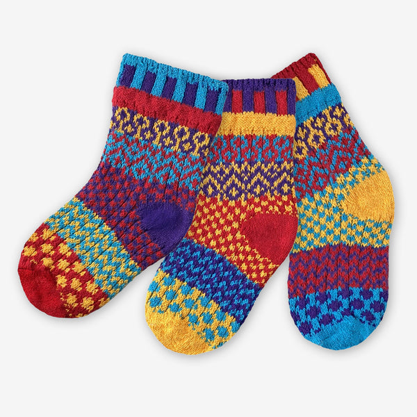 Solmate Socks: Kids Socks: Firefly