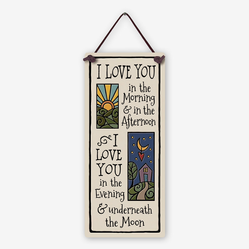 Spooner Creek: Large Tall Tiles: I Love You