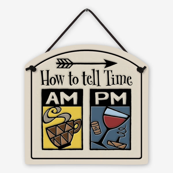 Spooner Creek: Small Arch Tiles: How to tell Time AM/PM