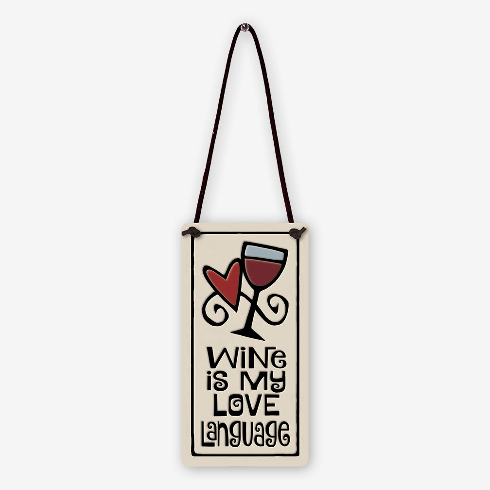 Spooner Creek: Wine Tag Tiles: Wine Love Language