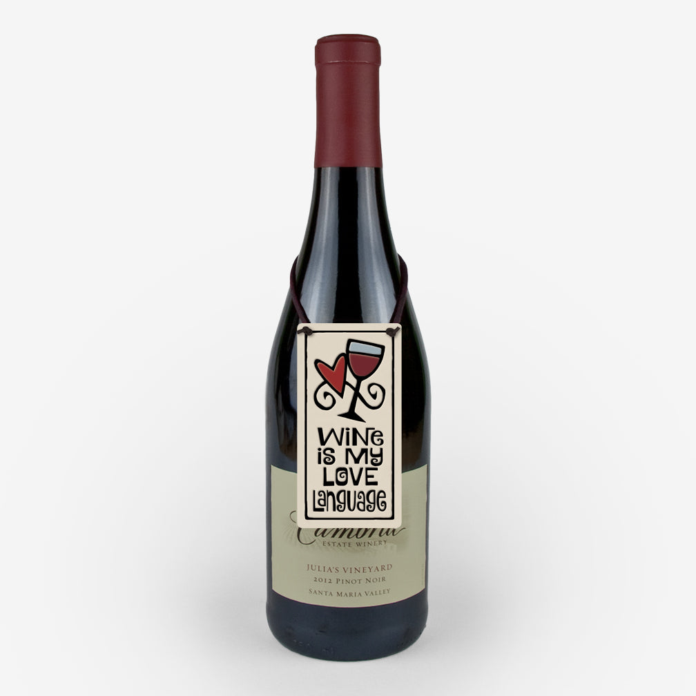 Spooner Creek: Wine Tag Tiles: Wine Love Language