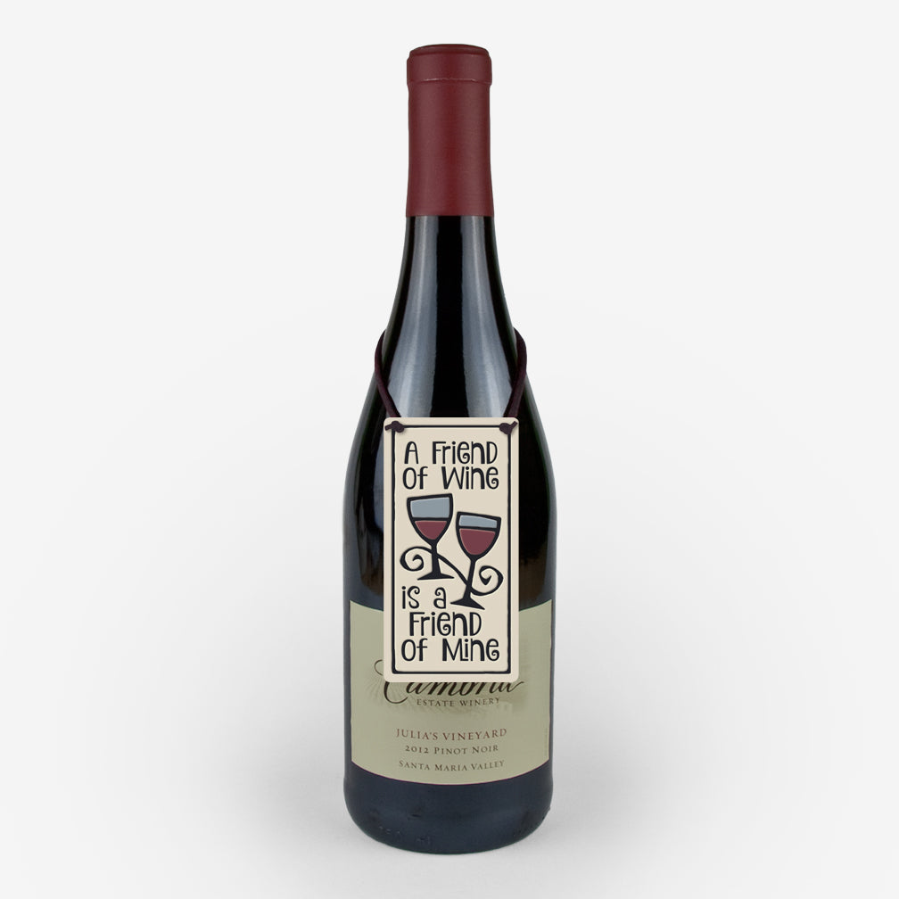 Spooner Creek: Wine Tag Tiles: Friend of Wine