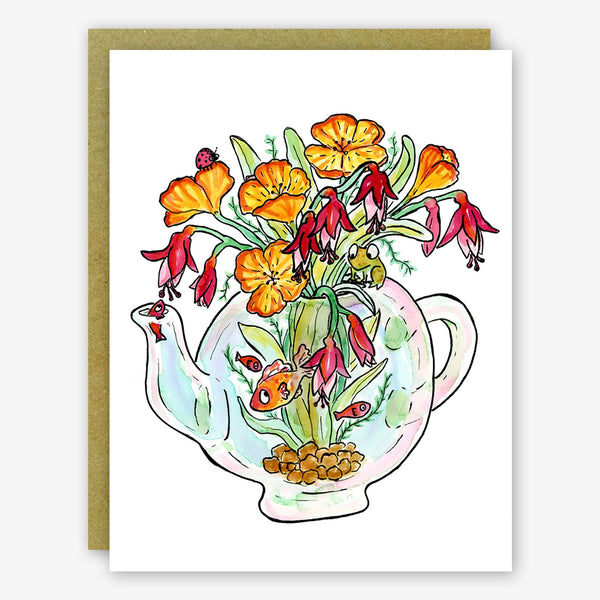 SquidCat, Ink Anytime Card: Teapot Garden