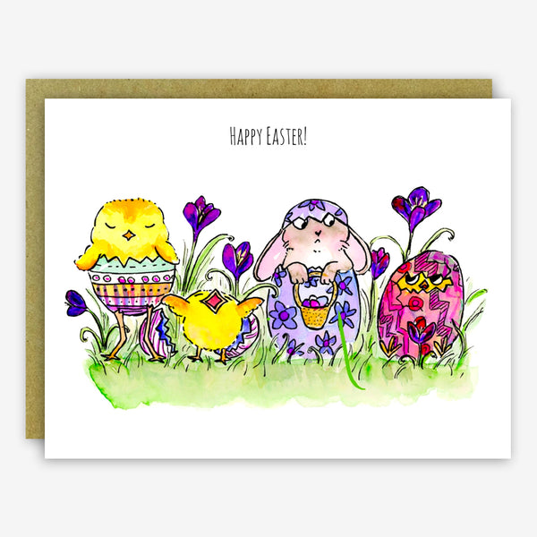SquidCat, Ink Easter Card: Easter Eggs