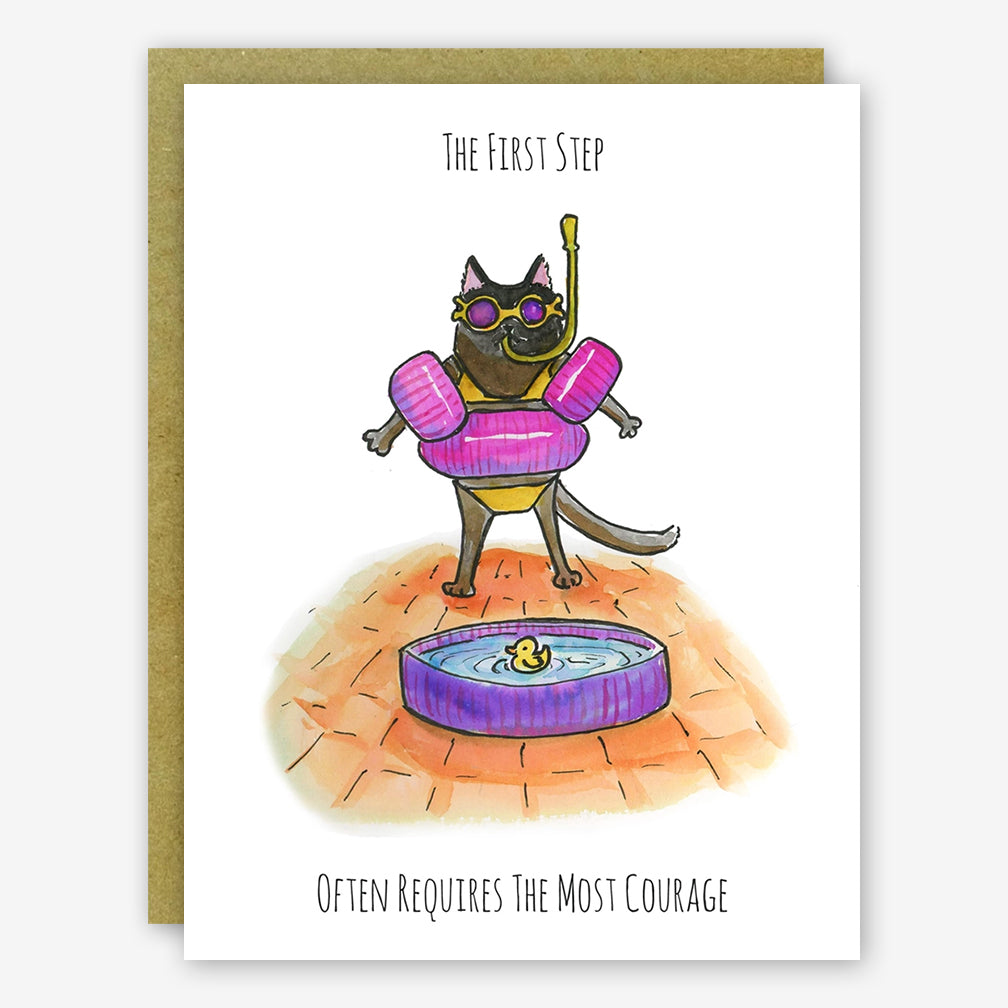 SquidCat, Ink Encouragement Card: Paddling Pool