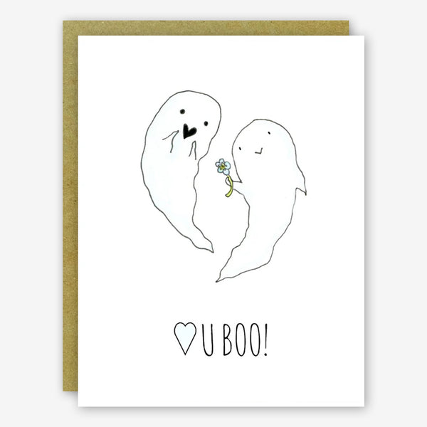 SquidCat, Ink Halloween Card: Boo