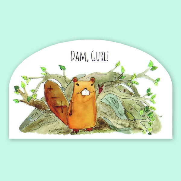 SquidCat, Ink Sticker: Dam Gurl