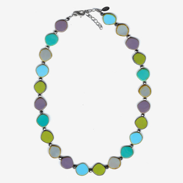 Stefanie Wolf Designs: Necklace: Full Circle, Small Watercolor Mix