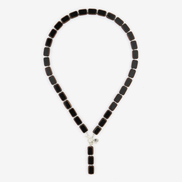 Stefanie Wolf Designs: Necklace: Trilogy, 18" Copper Black