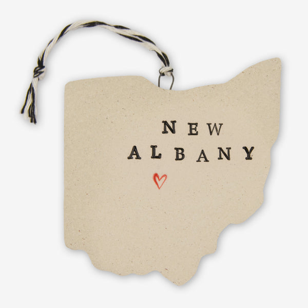 Tasha McKelvey: Ceramic New Albany Ornament