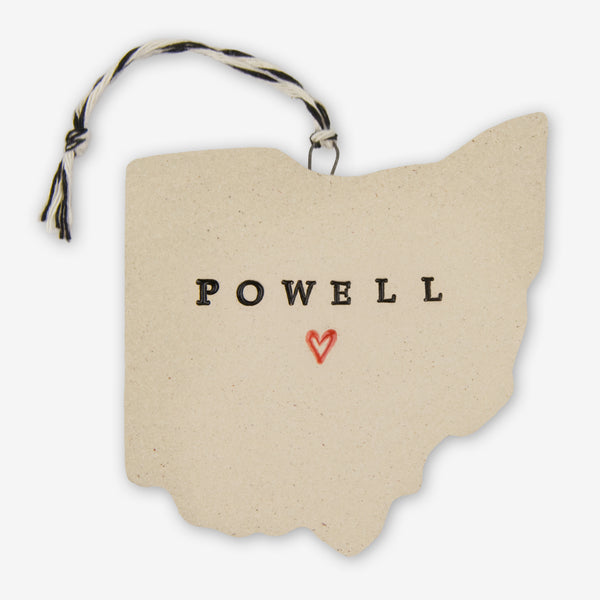 Tasha McKelvey: Ceramic Powell Ornament
