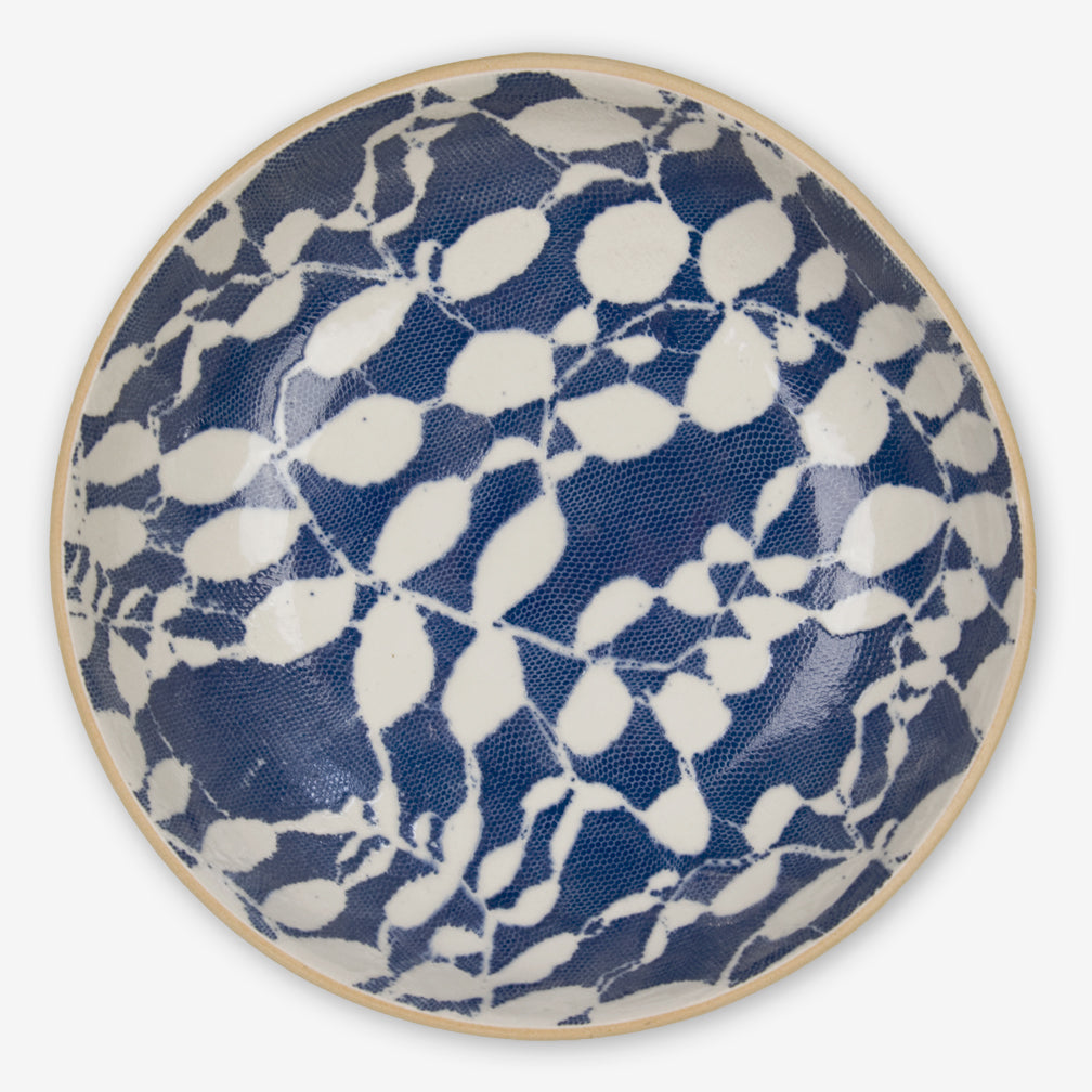 Terrafirma Ceramics: 8" Bowl: Aspen Cobalt