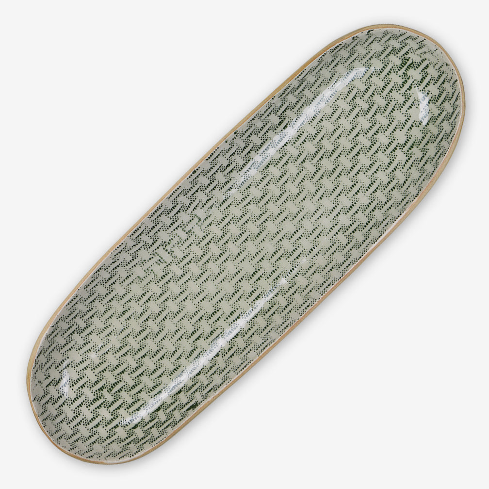 Terrafirma Ceramics: Large Canapé: Wicker Pine