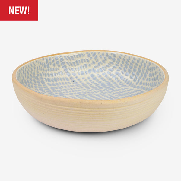 Terrafirma Ceramics: Fruit Dessert Bowl: Braid Opal