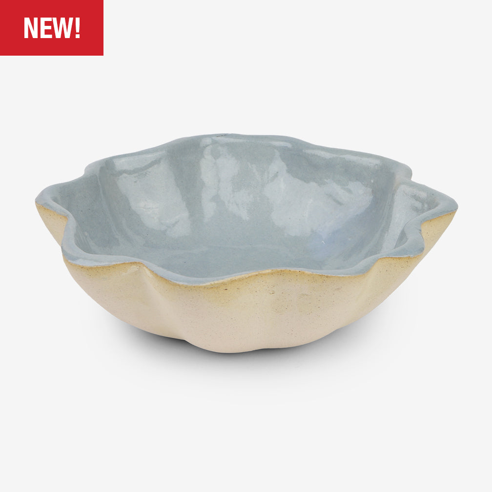 Terrafirma Ceramics: Gourd Dip Bowl: Opal