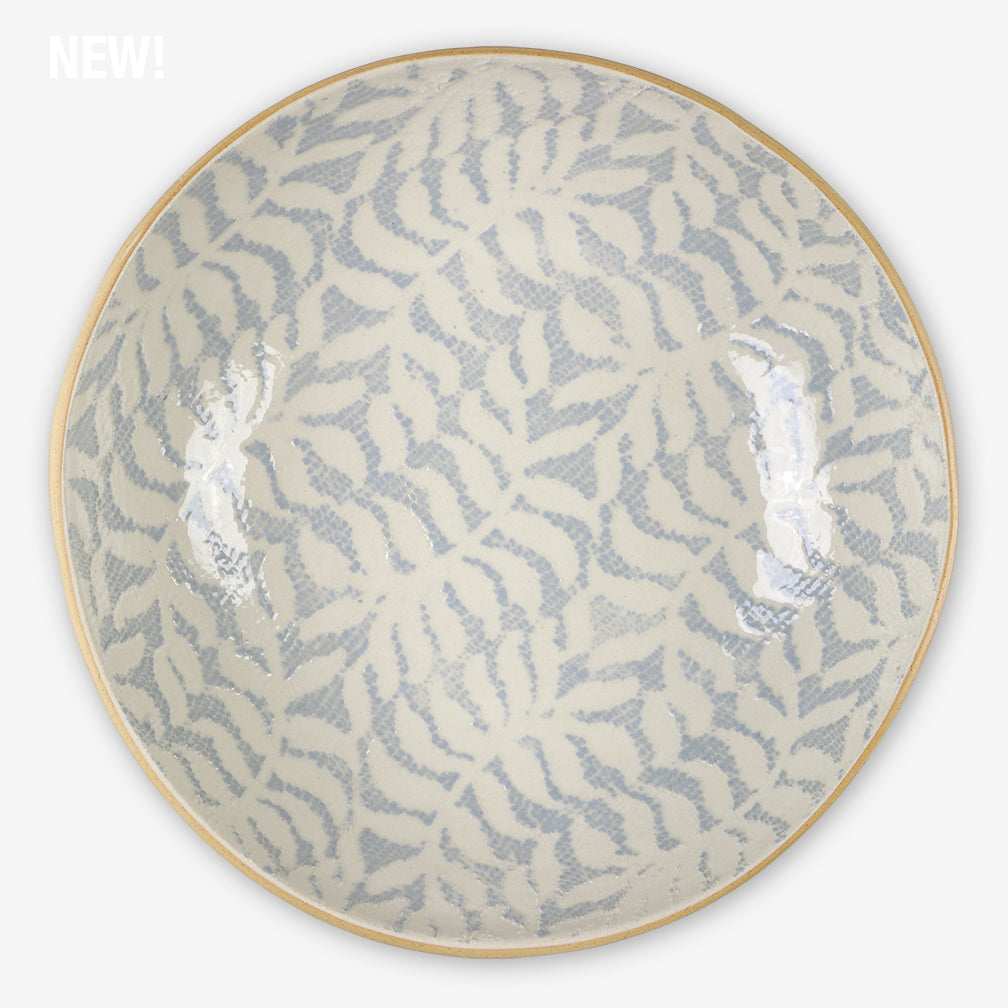 Terrafirma Ceramics: Medium Serving Bowl: Fern Opal