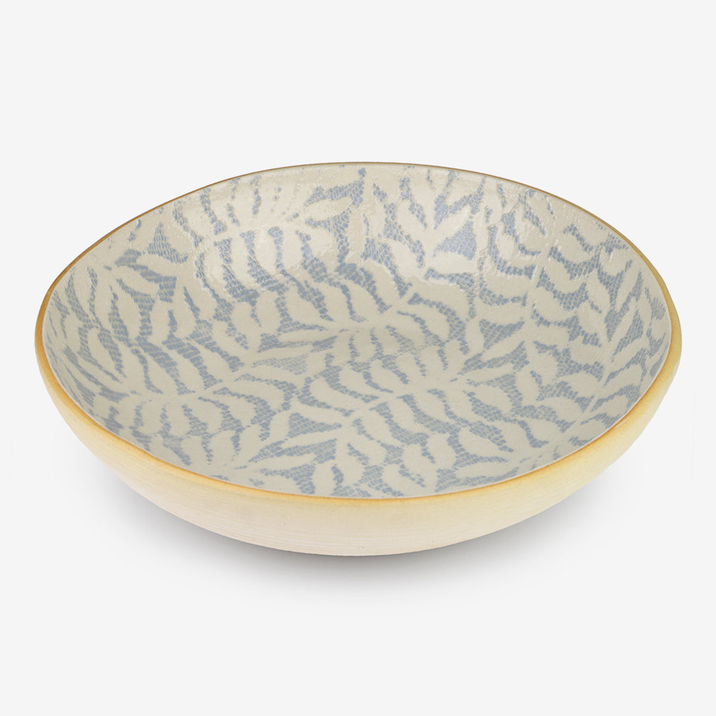 Terrafirma Ceramics: Medium Serving Bowl: Fern Opal