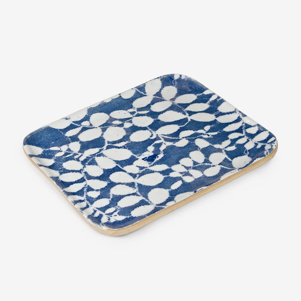 Terrafirma Ceramics: Tidbit Tray: Aspen Cobalt