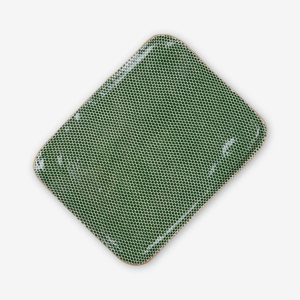 Terrafirma Ceramics: Tidbit Tray: Honeycomb Pine
